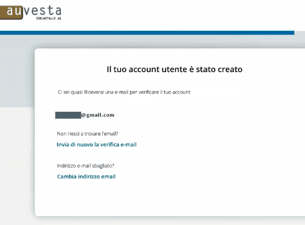 Auvesta confirm registration